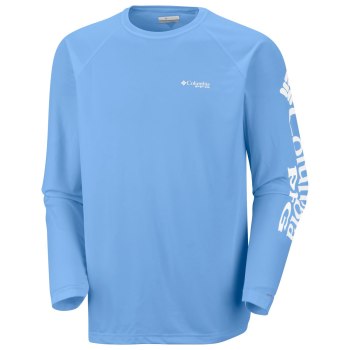 Columbia Sweater Heren, PFG Terminal Tackle Long Sleeve Wit, 52WZRJMEF